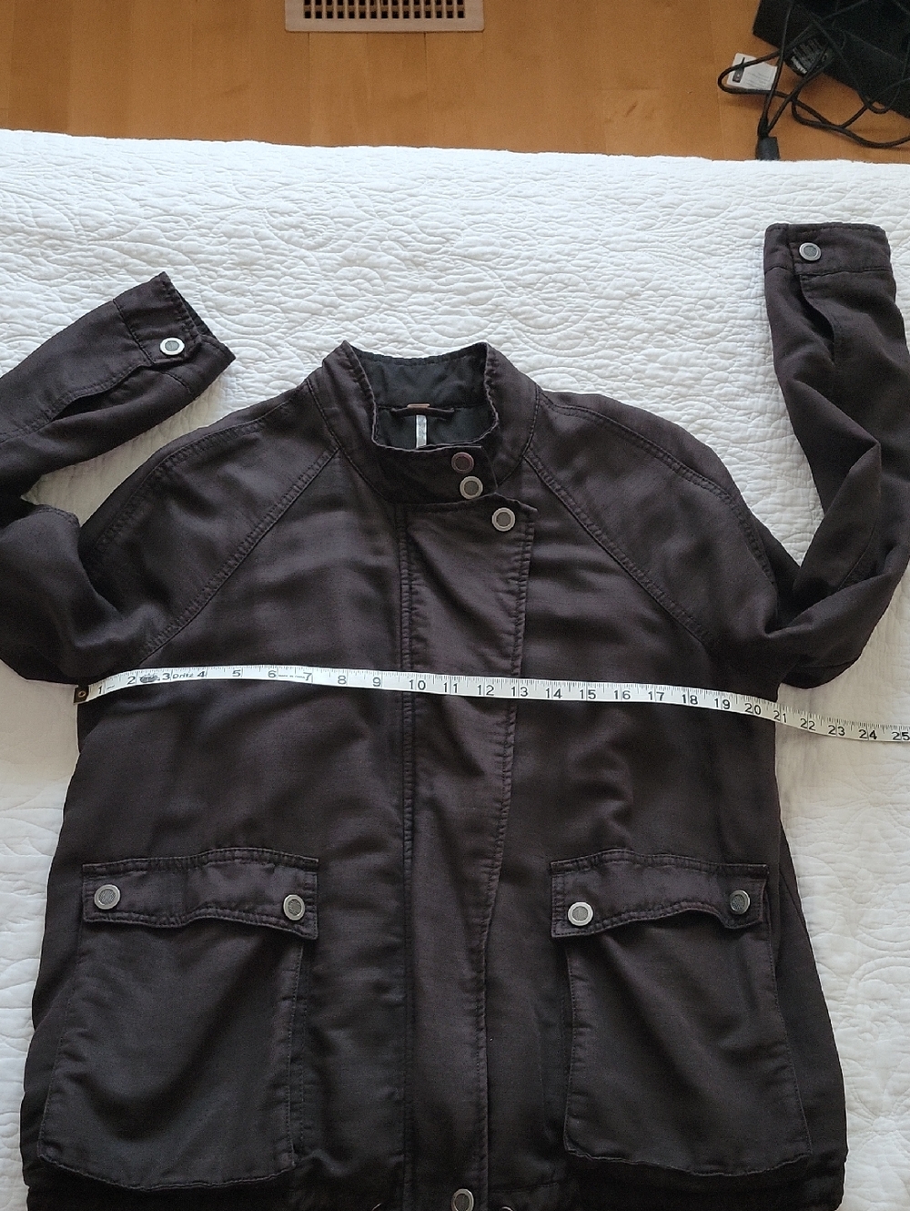 Free People Women's Swing Sporty Jacket in Black- Size S - Picture 12 of 16